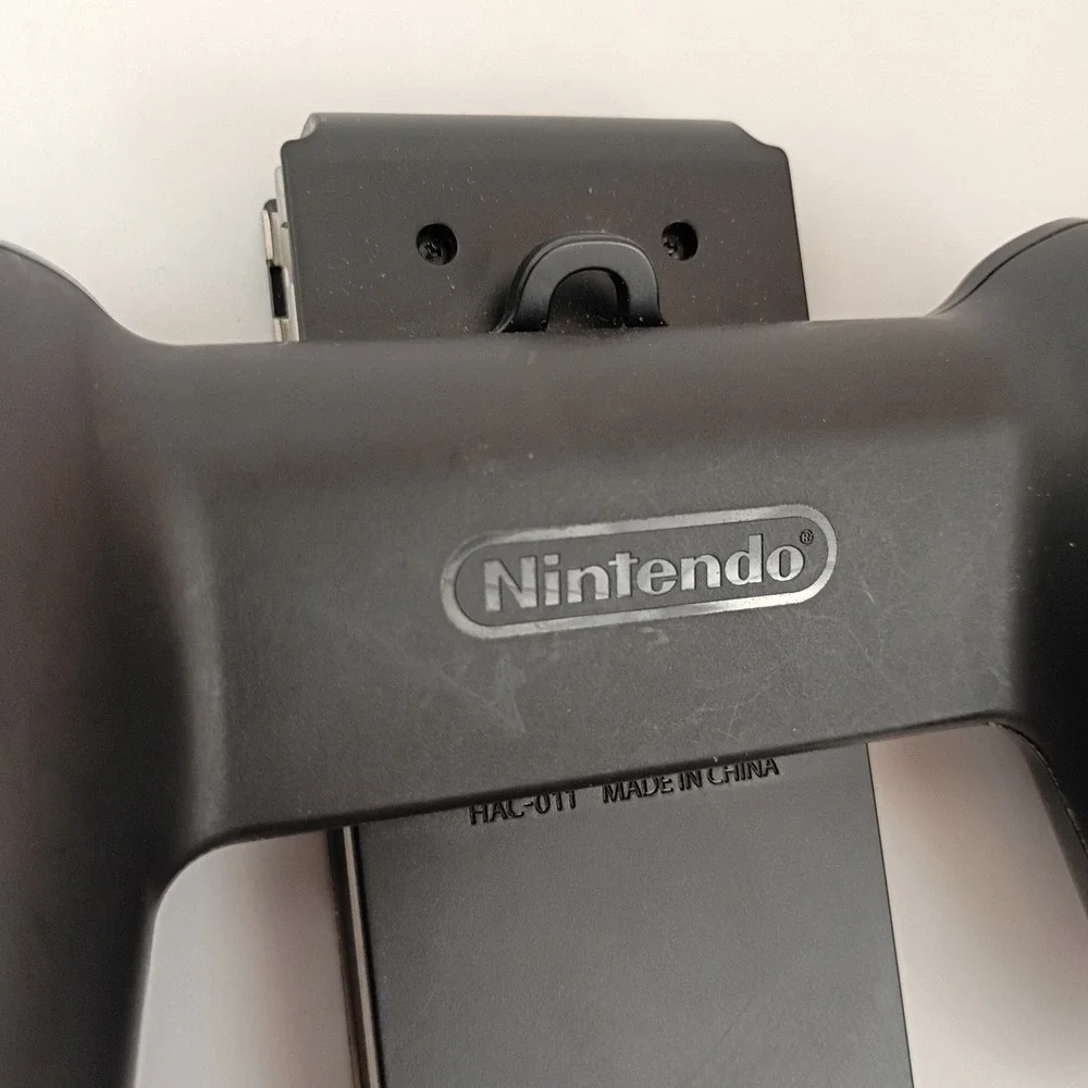 Genuine Nintendo Switch Joy-Con Comfort Grip, Black OEM, Used